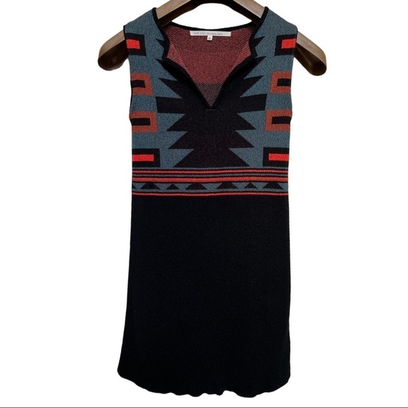 Rachel Rachel Roy Women’s‎ Geometric Pattern Black Mini Dress Size S - Picture 5 of 12
